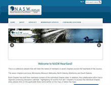Tablet Screenshot of nasw-heartland.org